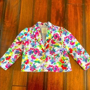 Janie and Jack beautiful floral suit perfect for spring/summer